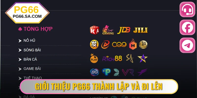Thông tin giới thiệu PG66 thành lập và đi lên